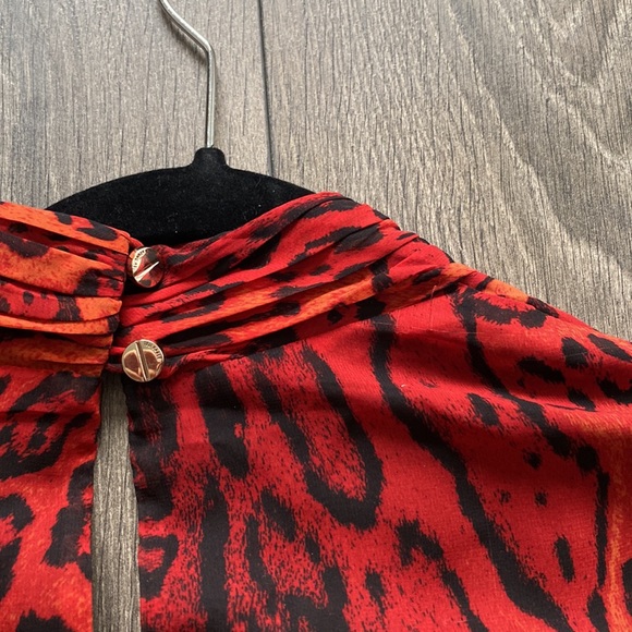 COPY - Red leopard print Ted Baker Dress - Picture 6 of 8